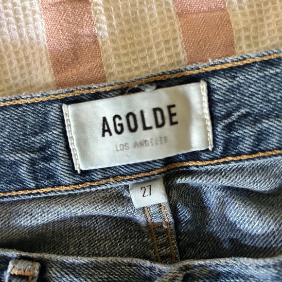 AGOLDE Riley High Rise Straight Crop Jeans - Picture 2 of 6